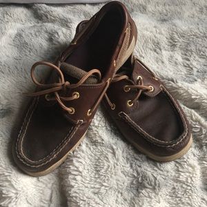 Sperrys , dark brown, size 7